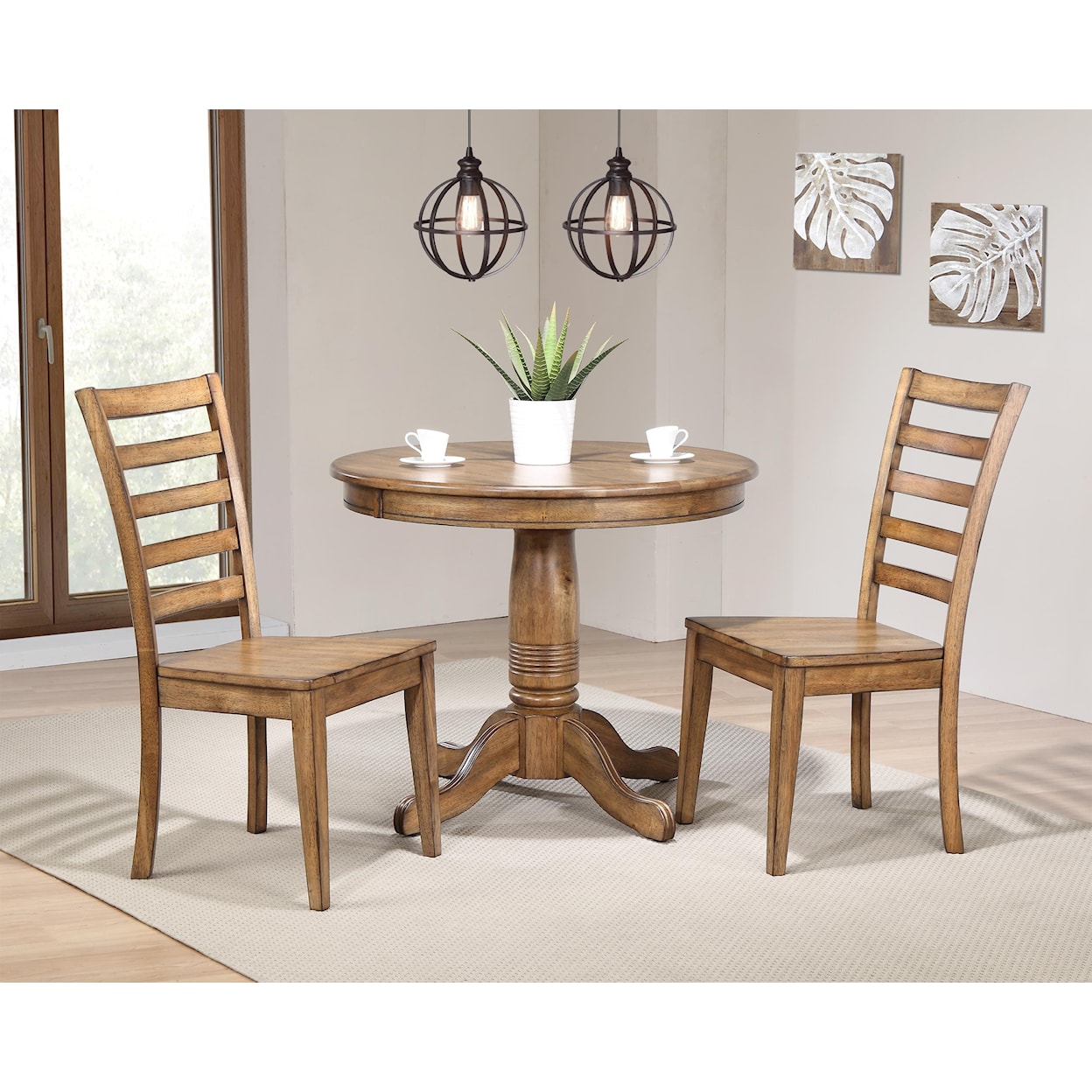 Winners Only Carmel 36" Table & 2 Chairs