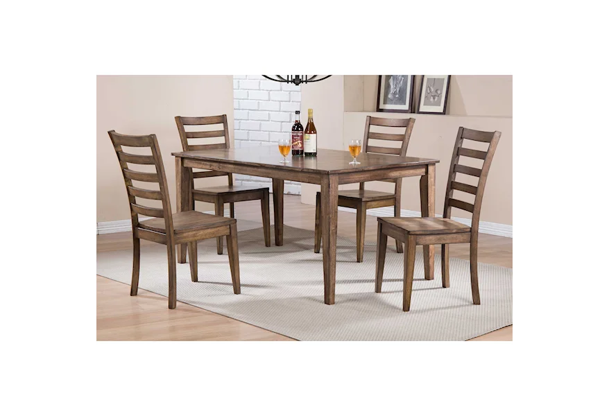 Carmel 60" Leg Table by Winners Only at Steger's Furniture