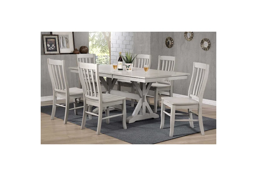 Carmel 60" Rectangular Table by Winners Only at Reeds Furniture