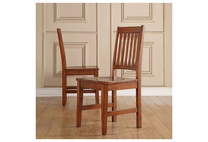 Colorado Rake Back Side Chair by Winners Only at Reeds Furniture
