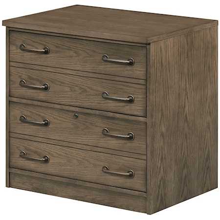 Transitional 2-Drawer Lateral File with Locking Drawer