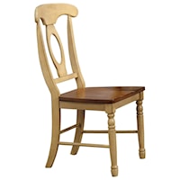 Napoleon Side Chair with Wood Seat
