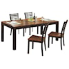 Winners Only Fifth Avenue Rectangular Dining Table Set