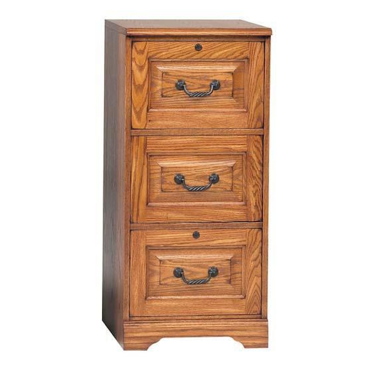 Winners Only Heritage Oak Hertiage Three-Drawer File