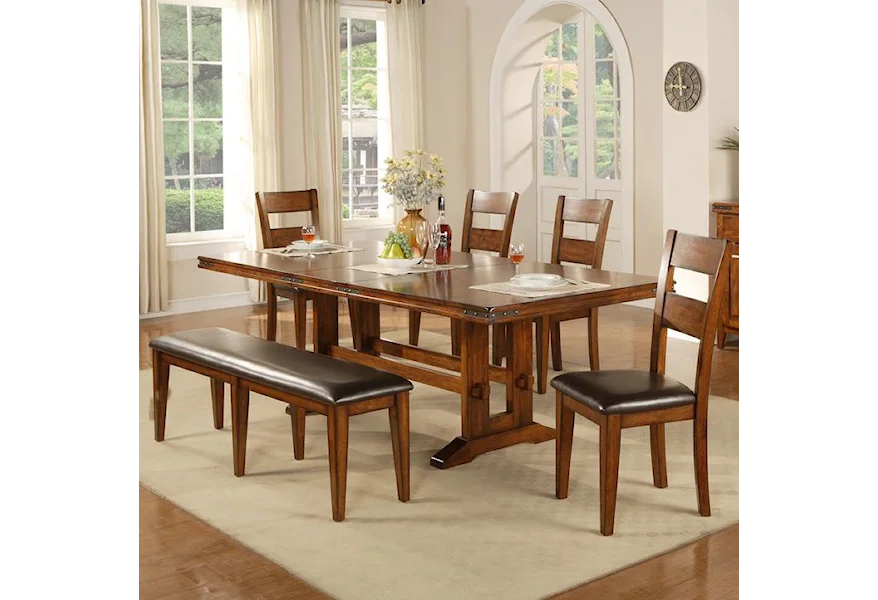 Mango 6 Piece Dining Table and Chair Set by Winners Only at Mueller Furniture
