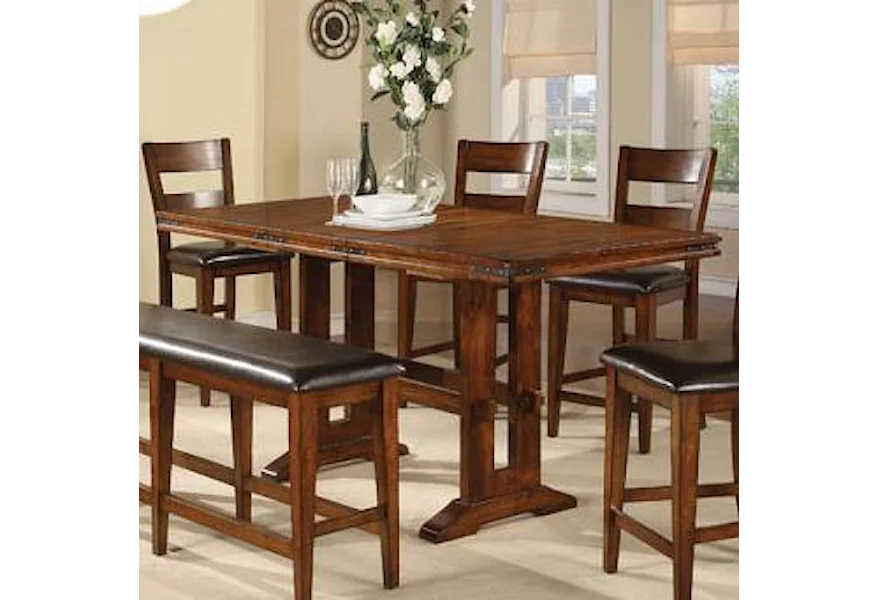 Mango Tall Trestle Table by Winners Only at Crowley Furniture & Mattress