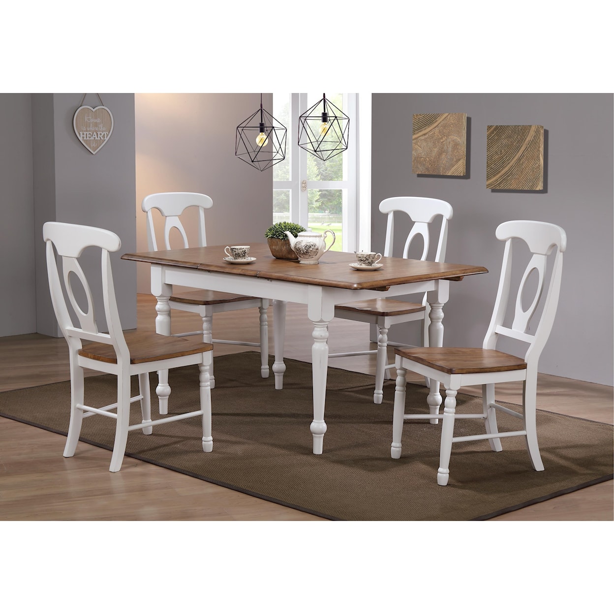 Winners Only Pacifica Table & 4 Chairs