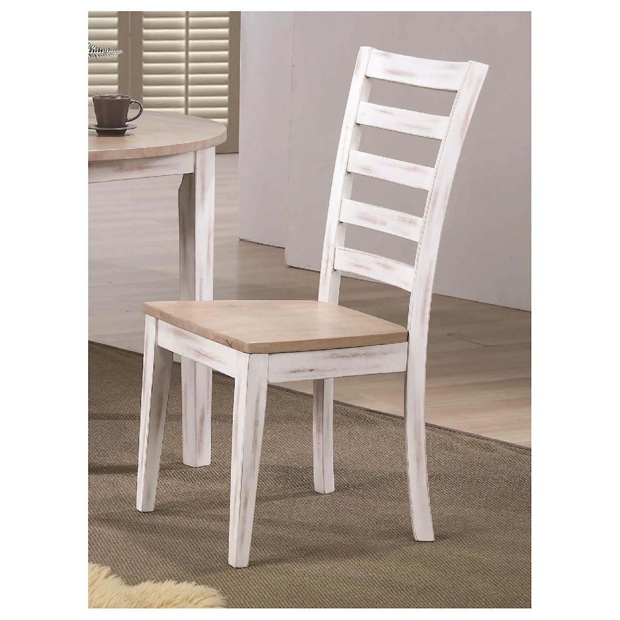 Winners Only Prescott Straight Ladder Back Side Chair