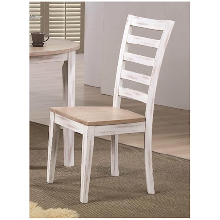 Straight Ladder Back Side Chair