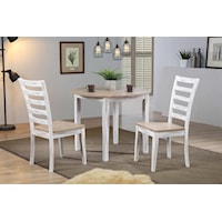 36" Round Table & 2 Chairs