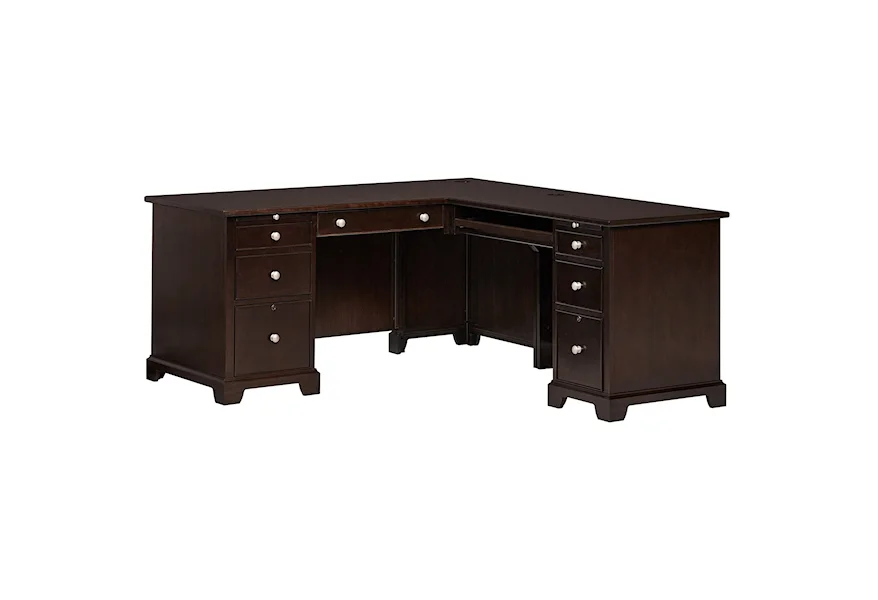 Preston 66" Desk with 42" Return by Winners Only at Sheely's Furniture & Appliance