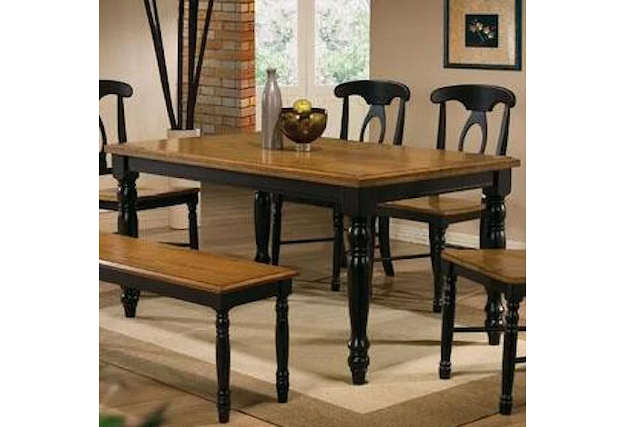 Quails Run Leg Table by Winners Only at Conlin's Furniture