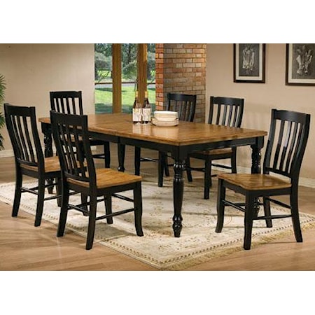 7 Piece Dining Table and Chair Set