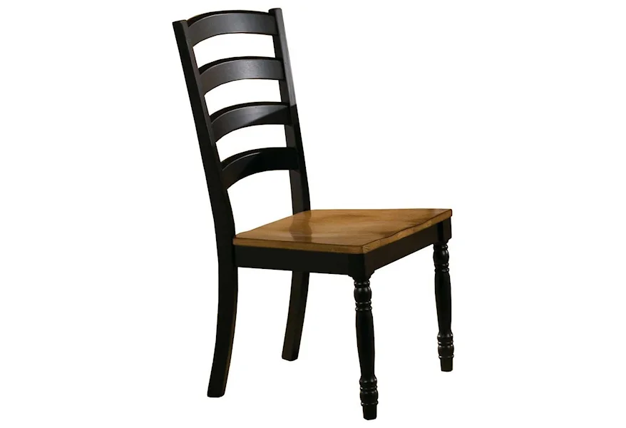 Quails Run Ladderback Side Chair by Winners Only at Conlin's Furniture