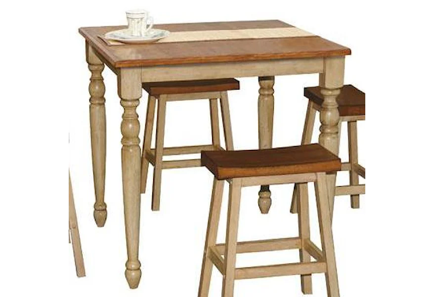 Quails Run 36" Square Tall Table by Winners Only at Conlin's Furniture