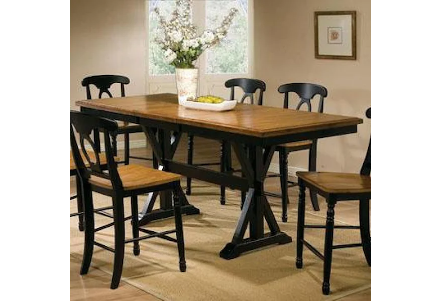 Quails Run 78" Tall Table by Winners Only at Mueller Furniture