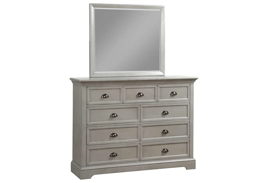 Tamarack Dresser and Mirror Set by Winners Only at Mueller Furniture