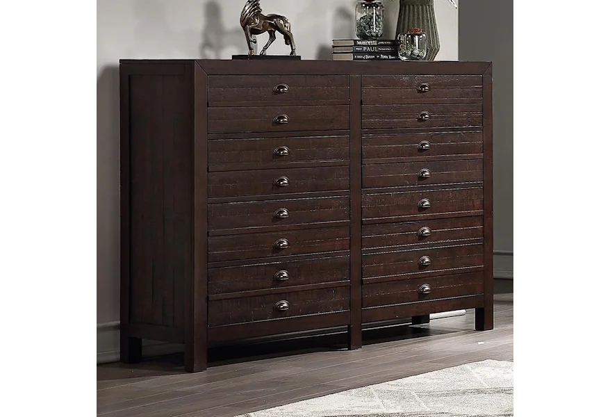 Union 60" 8-Drawer Dresser by Winners Only at Conlin's Furniture