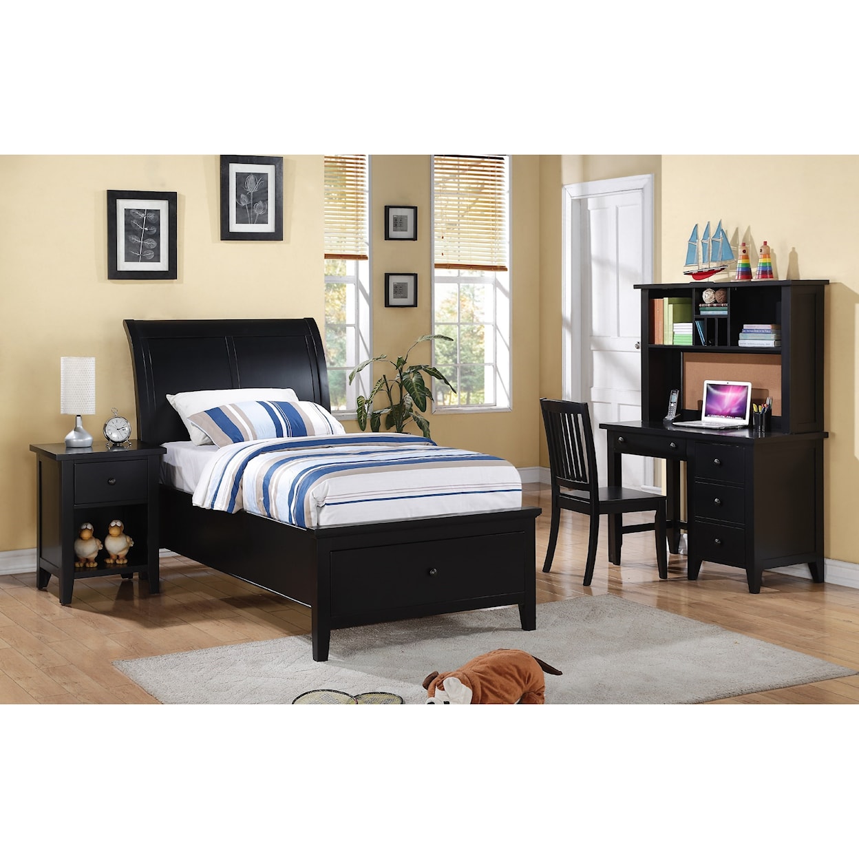 Winners Only Vintage - BV Twin 1-Drawer Storage Bed