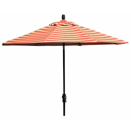 9 Foot Aluminum Market Umbrella w/ Base