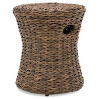 Woven Drum Stool/Side Table