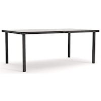 Solid Top Dining Table