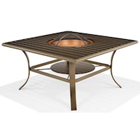 48" Square Wood Burning Fire Pit
