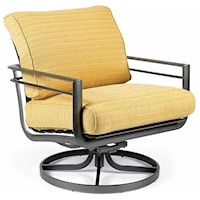 Lounge Swivel Rocker Chair with Removable Cushions