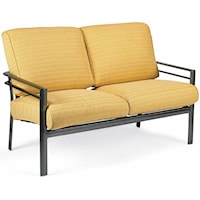 Contemporary Cushioned Love Seat
