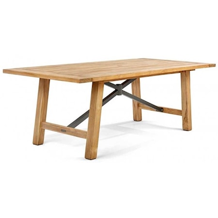 Truss Teak Dining Table