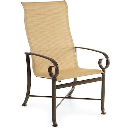 Ultimate High Back Sling Dining Chair