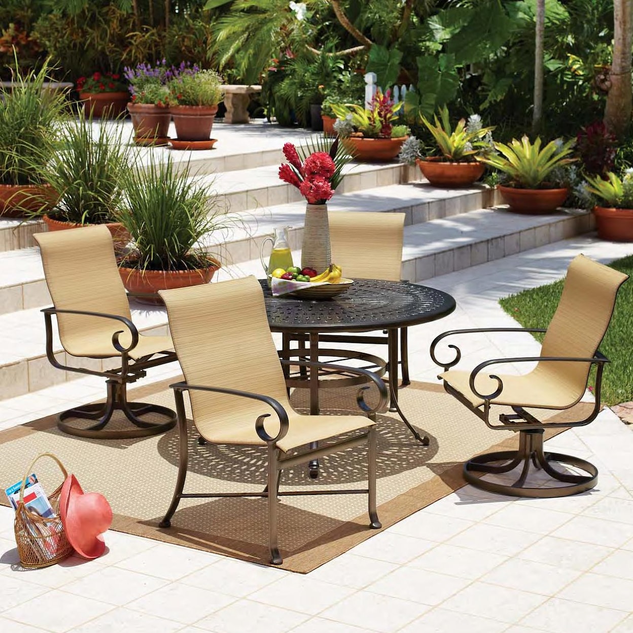 Winston Veneto-Sling 5 Pc Outdoor Dining Set