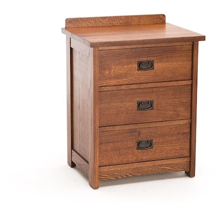 3-Drawer Nightstand