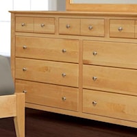 Bedroom Dresser with 9 Drawers