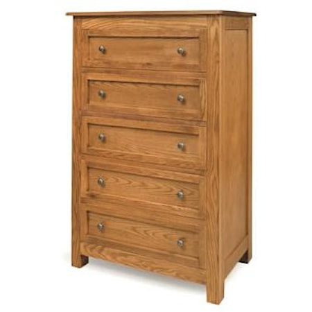 Wide 5-Drawer Chest