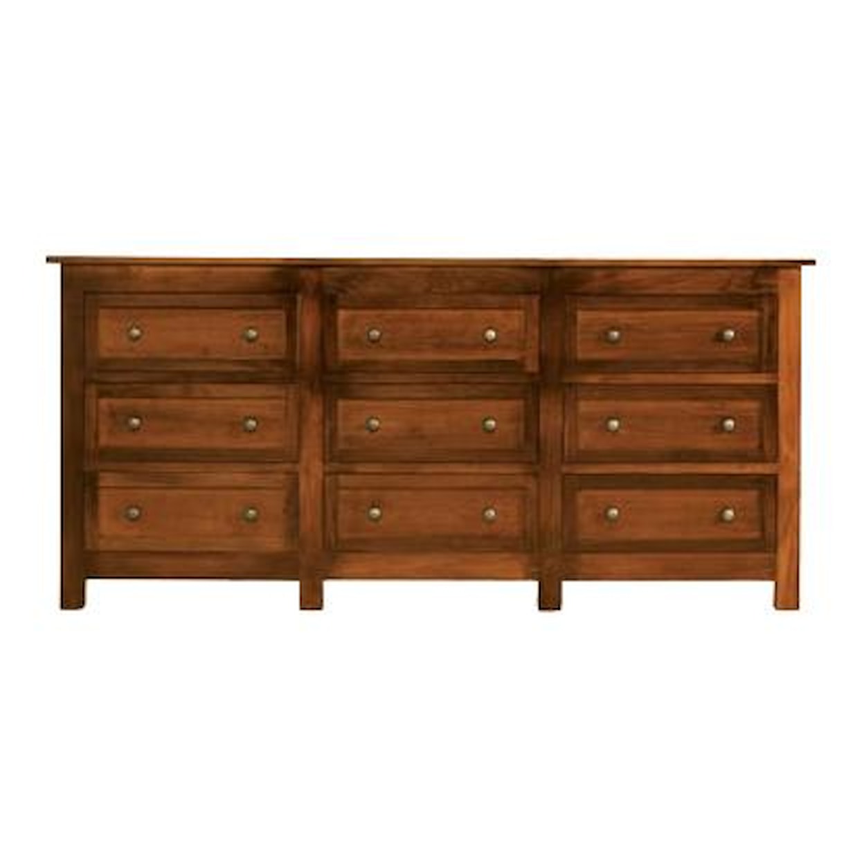 Witmer Furniture Taylor J 9-Drawer Triple Dresser