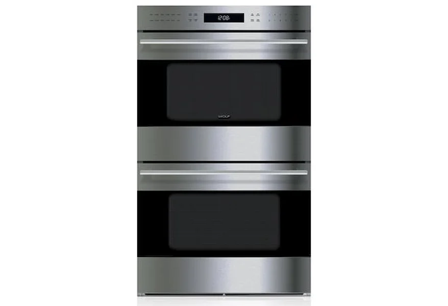 L Series Built-In Ovens 30" E Series Built-In Double Oven by Wolf at Furniture and ApplianceMart