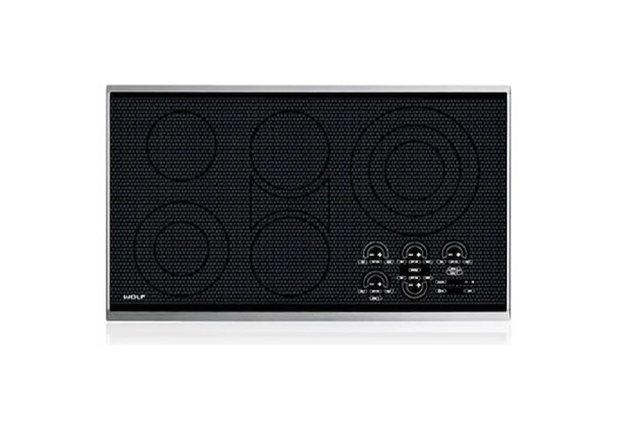 Electric Cooktop 36" Electric Cooktop - Framed by Wolf at Furniture and ApplianceMart