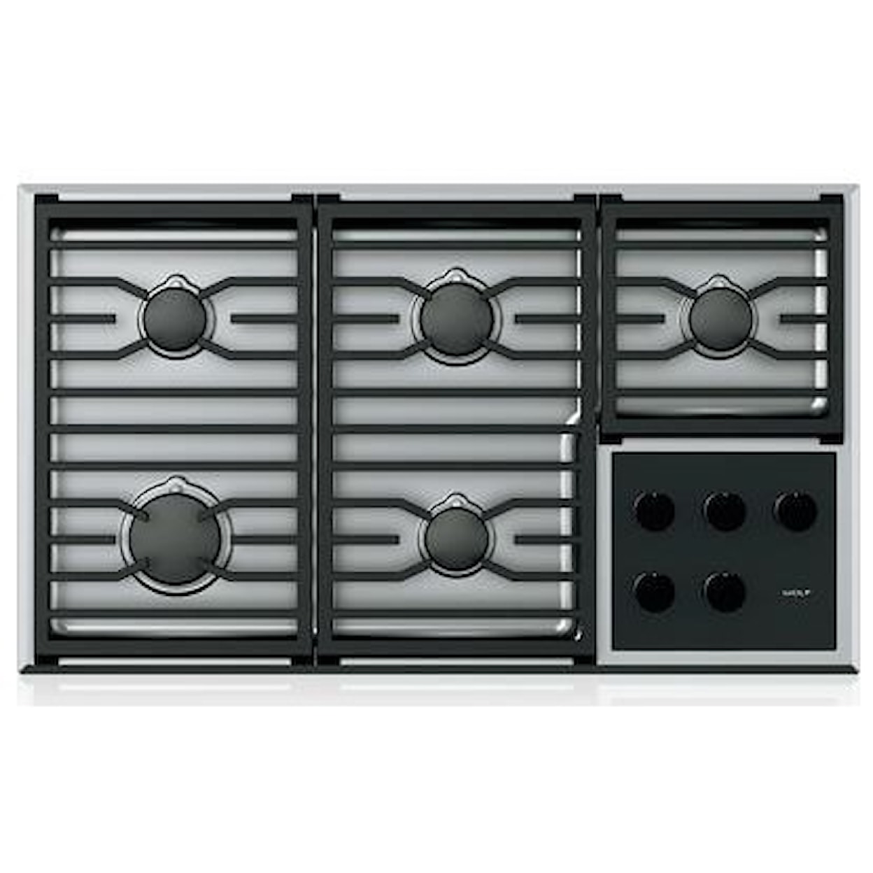 Wolf Gas Cooktops 36" Transitional Gas Cooktop - 5 Burners