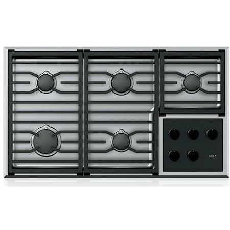 36" Transitional Gas Cooktop - 5 Burners