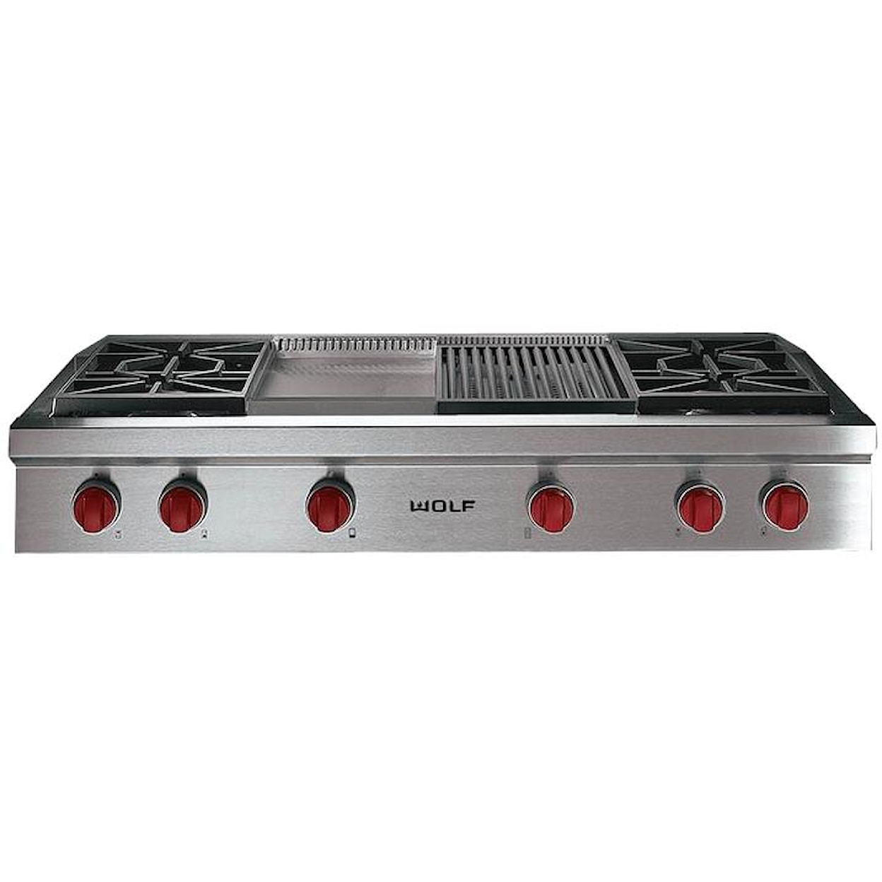 Wolf Sealed Burner Rangetops 48" Built-In Gas Rangetop