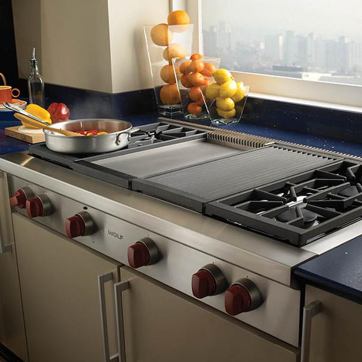 Wolf Sealed Burner Rangetops 48" Built-In Gas Rangetop