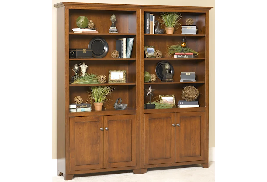 Wonder Wood Bookcases Customizable Cherry Valley Bookcase by Wonder Wood at Saugerties Furniture Mart