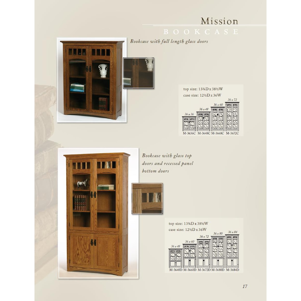 Wonder Wood Wonder Wood Bookcases Customizable Mission Bookcase