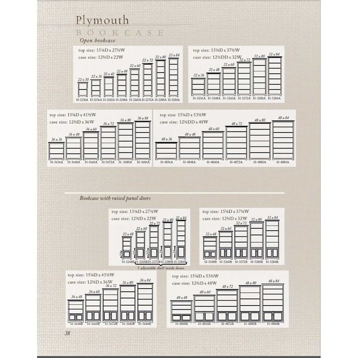 Wonder Wood Wonder Wood Bookcases Customizable Plymouth Bookcase