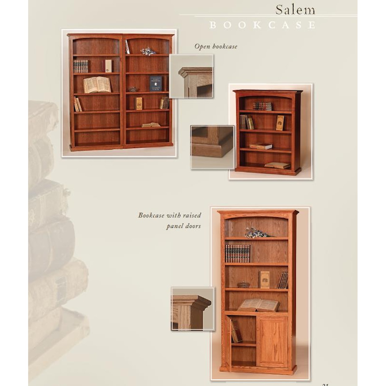 Wonder Wood Wonder Wood Bookcases Customizable Salem Bookcase