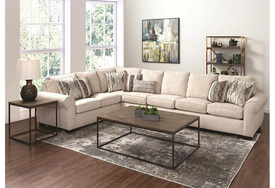 Alabaster 2 Piece Sectional by Wood House at Darvin Furniture