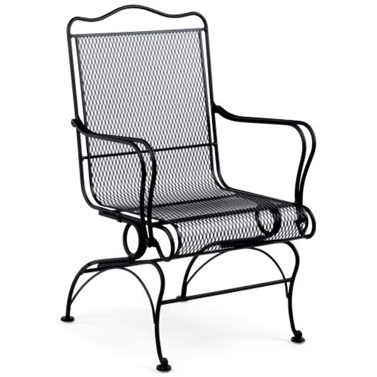 Woodard Tucson High-Back Coil Spring Chair
