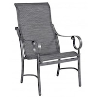 Sling High-Back Outdoor Dining Chair