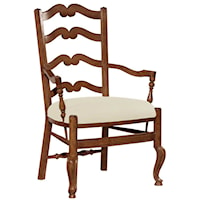 Ladder Back Arm Chair